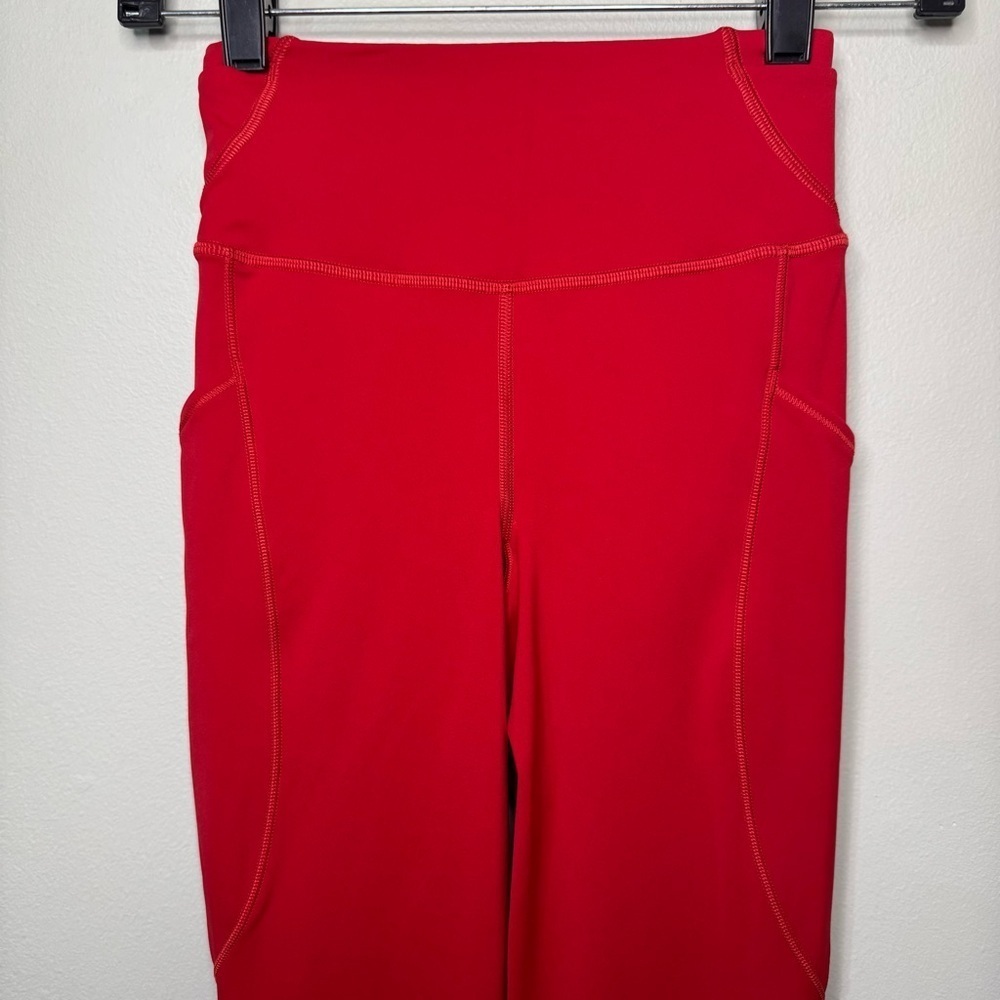 Lululemon Fast & Free High Rise Tights Leggings Reflective Dark Red Size 2 NWT - Picture 9 of 16